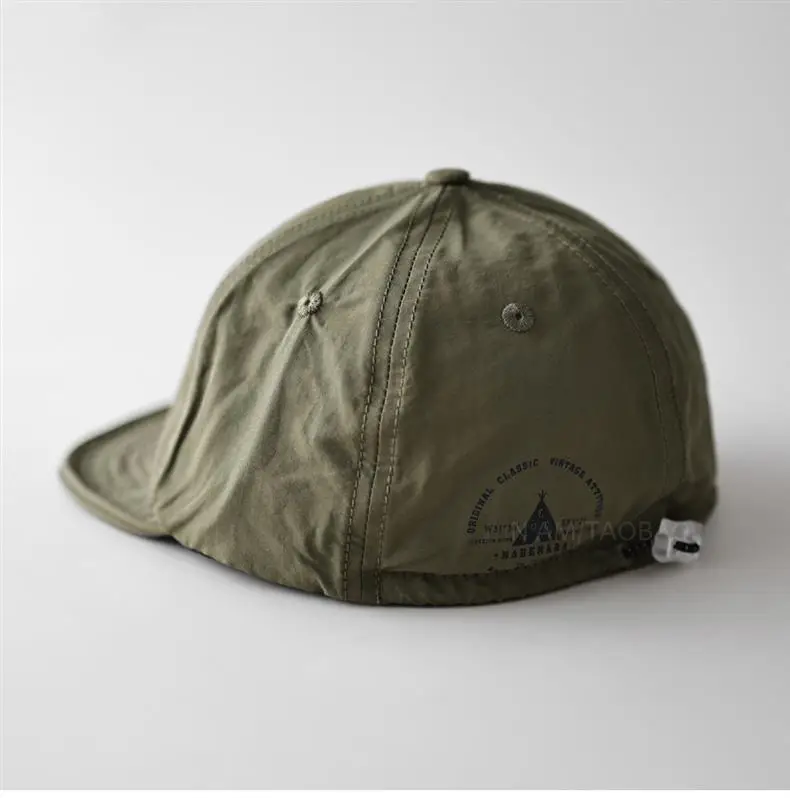 Men Baseball Cap Brown Beige Quick Dry Outdoor Sunshade — feature 2