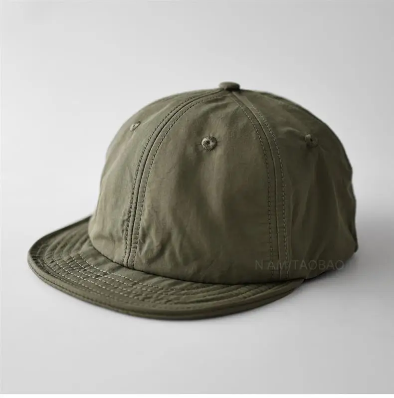 Men Baseball Cap Brown Beige Quick Dry Outdoor Sunshade — feature 4