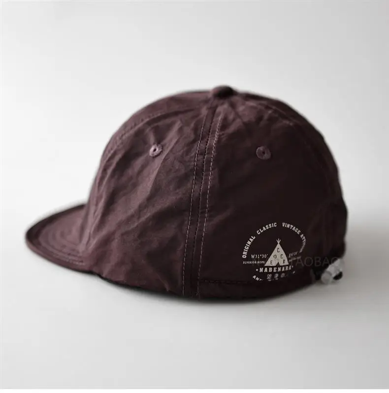 Men Baseball Cap Brown Beige Quick Dry Outdoor Sunshade — feature 5