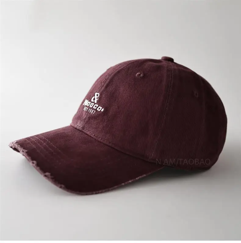 Maroon Embroidered Unisex Baseball Cap — feature 11