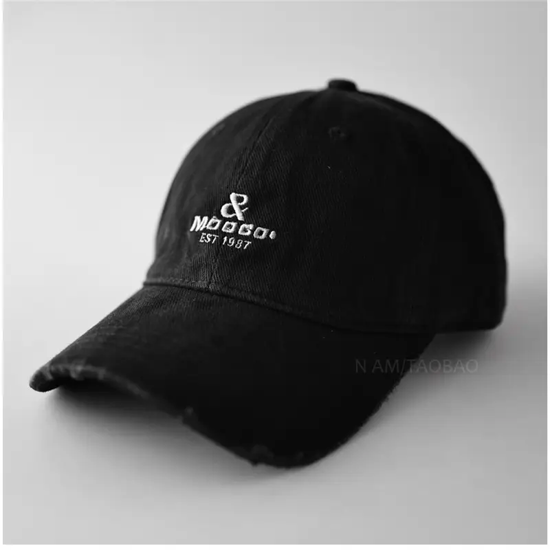 Maroon Embroidered Unisex Baseball Cap - Image 6