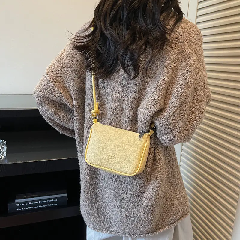 Women's Beige Crossbody Bag 2025 Summer Lightweight Western Style - Image 8