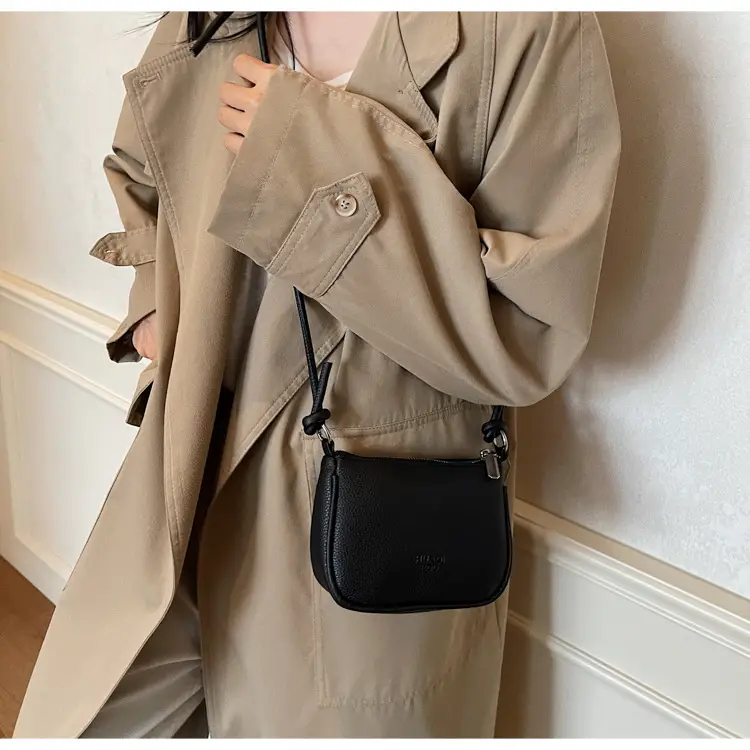 Women's Beige Crossbody Bag 2025 Summer Lightweight Western Style — feature 12