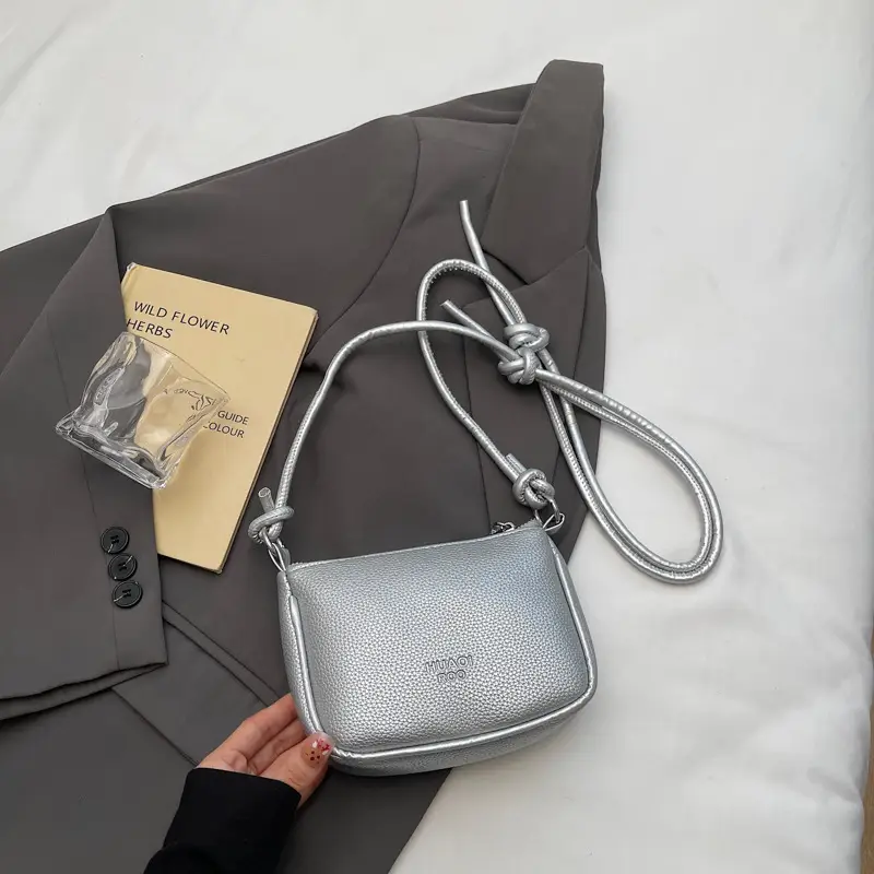 Women's Beige Crossbody Bag 2025 Summer Lightweight Western Style - Image 4