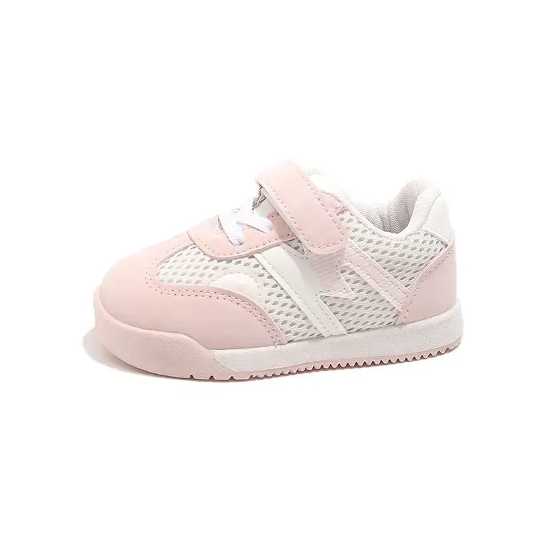 Baby Velcro Shoes Pink Soft Sole Spring Autumn