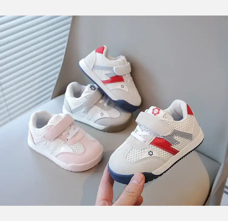 Baby Velcro Shoes Pink Soft Sole Spring Autumn — feature 7