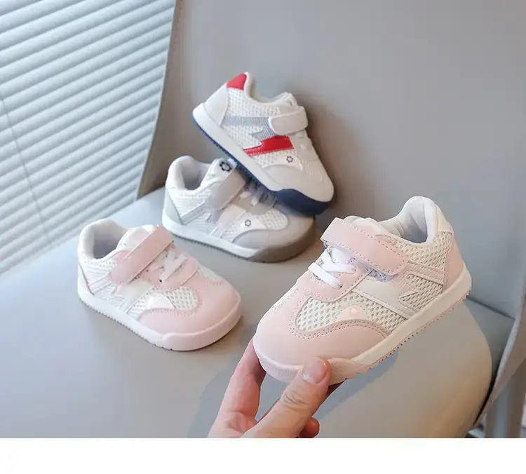 Baby Velcro Shoes Pink Soft Sole Spring Autumn — feature 8