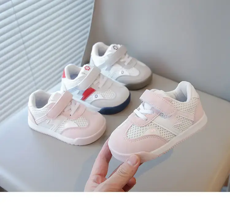 Baby Velcro Shoes Pink Soft Sole Spring Autumn — feature 9