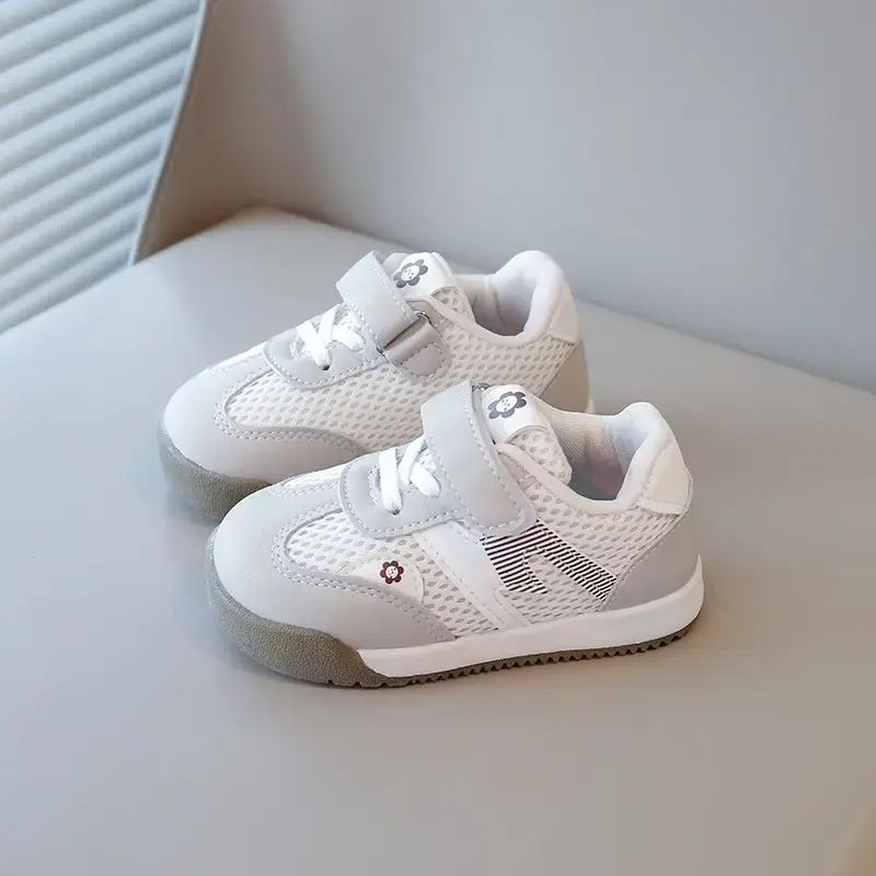 Baby Velcro Shoes Pink Soft Sole Spring Autumn