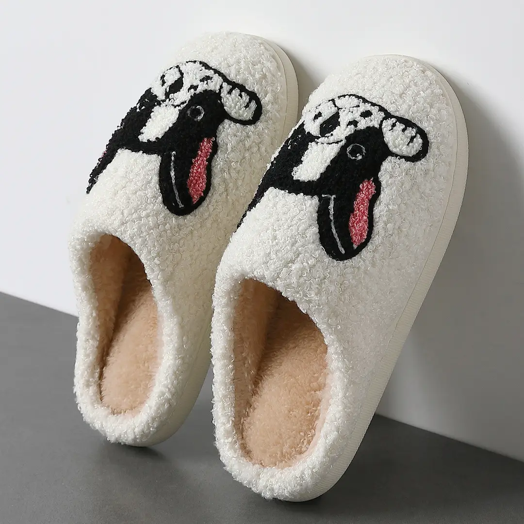 Winter Cartoon Cotton Slippers for Women New Couple Home Indoor Cute Warm Plush Wear-Resistant Cotton Shoes for Men Wholesale - Image 6
