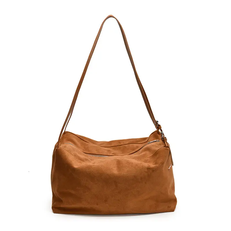 Brown High-Quality Large Capacity Tote Bag for Women - Image 3