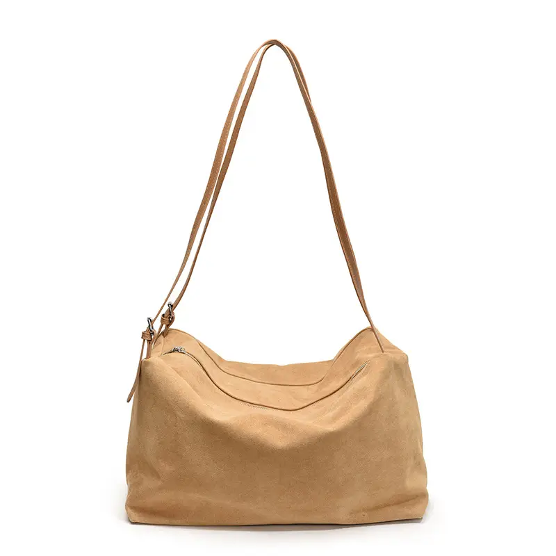 Brown High-Quality Large Capacity Tote Bag for Women - Image 4