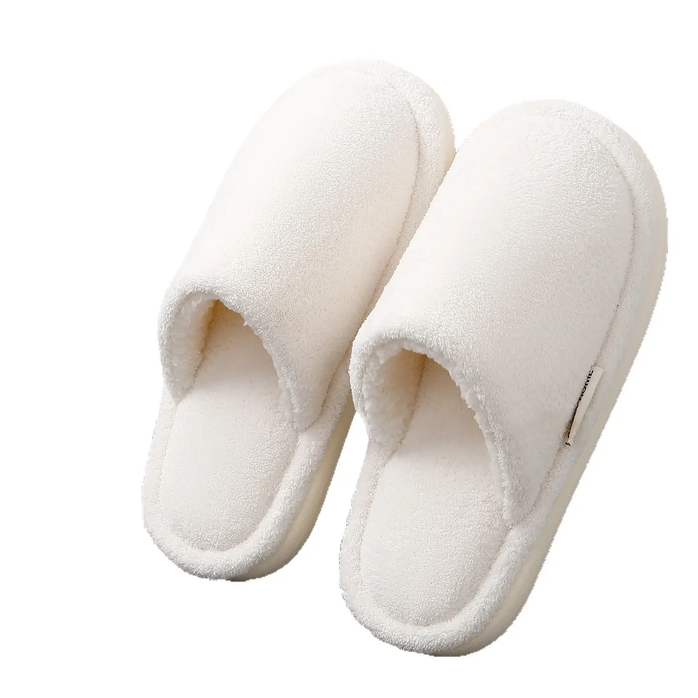 Japanese-Style Silent Floor Cotton Slippers for Men Women