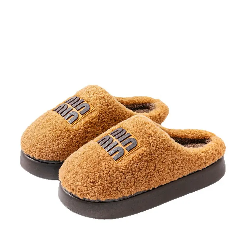 Women's Pink Fur Lined Slippers for Winter Comfort - Image 10