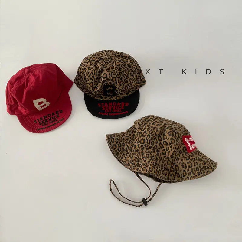 Red Baseball Cap with "B" Logo for Kids - Image 7