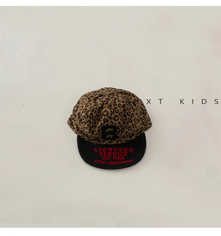 Red Baseball Cap with "B" Logo for Kids — feature 5
