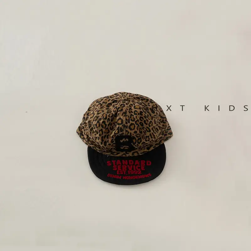 Red Baseball Cap with "B" Logo for Kids - Image 2
