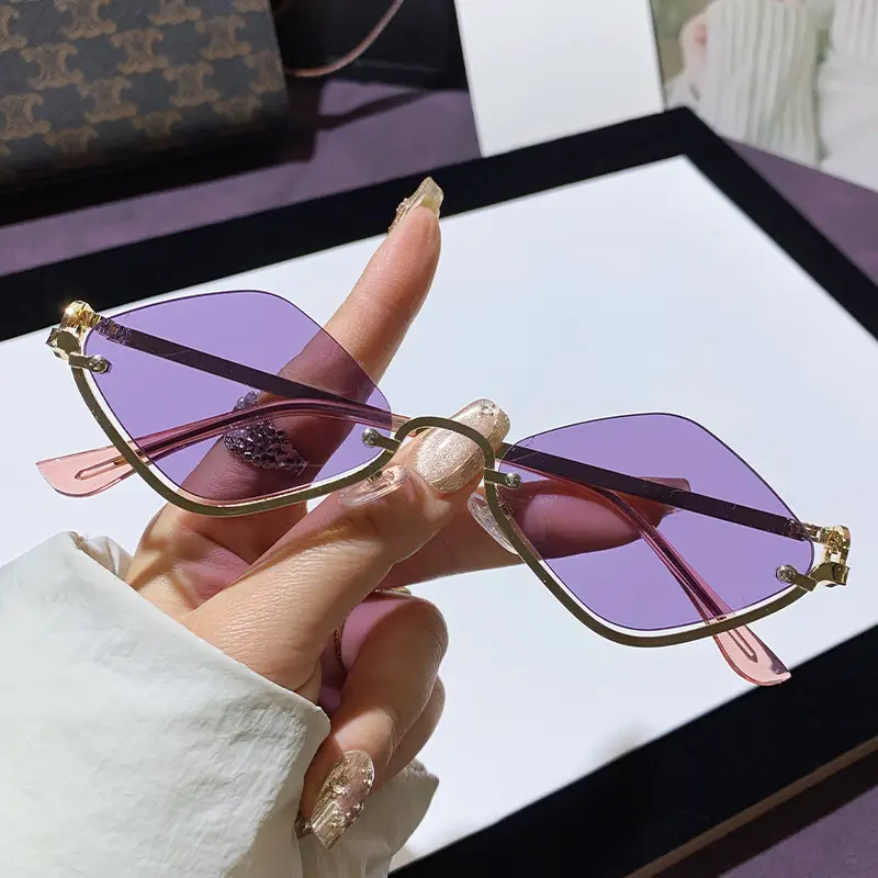 Women Rhombus Sunglasses Anti-UV Fashion Driving