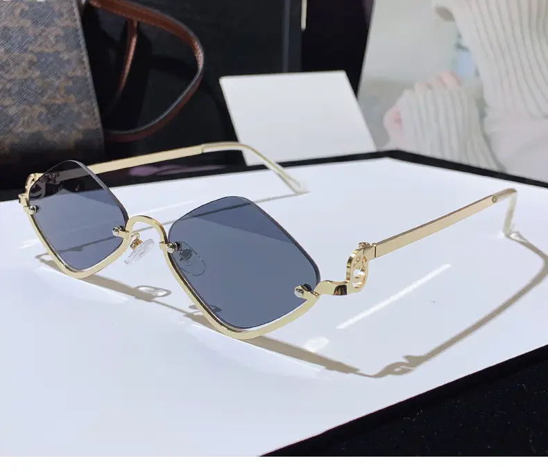 Women Rhombus Sunglasses Anti-UV Fashion Driving — feature 13