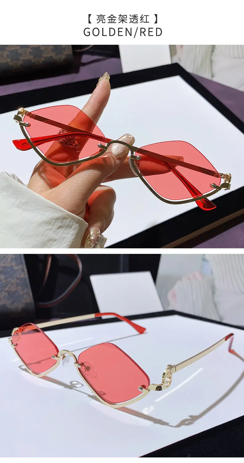 Women Rhombus Sunglasses Anti-UV Fashion Driving — feature 14