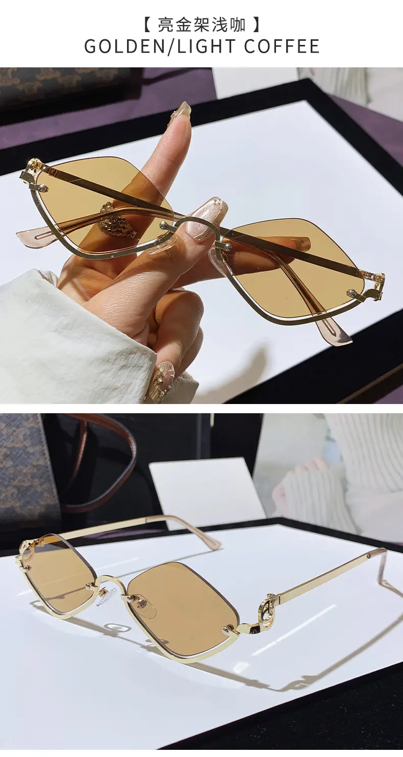 Women Rhombus Sunglasses Anti-UV Fashion Driving — feature 19