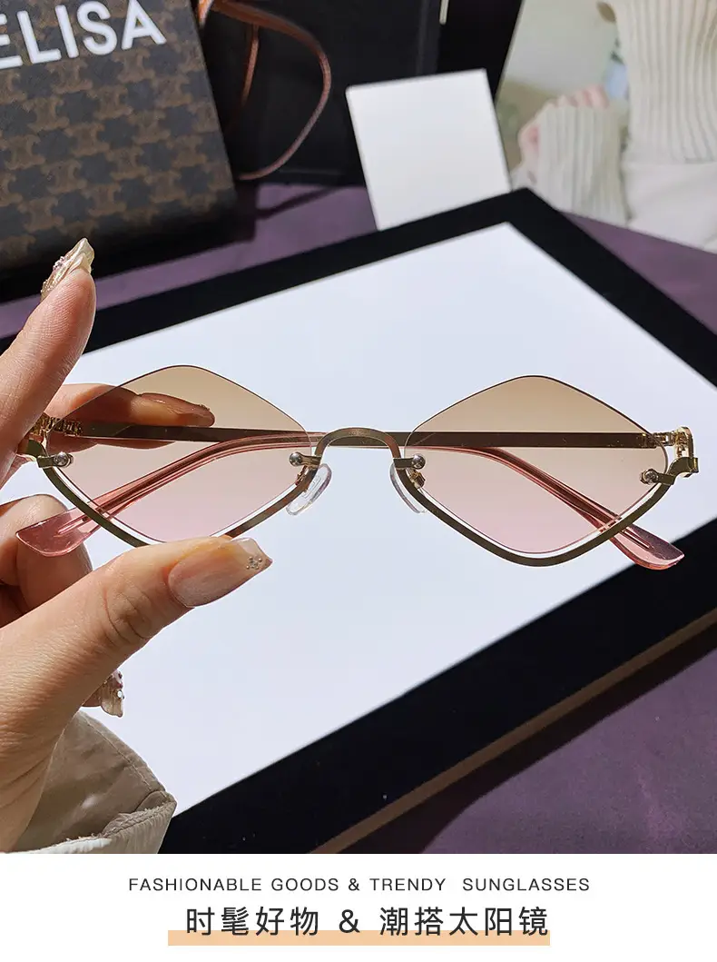 Women Rhombus Sunglasses Anti-UV Fashion Driving — feature 5
