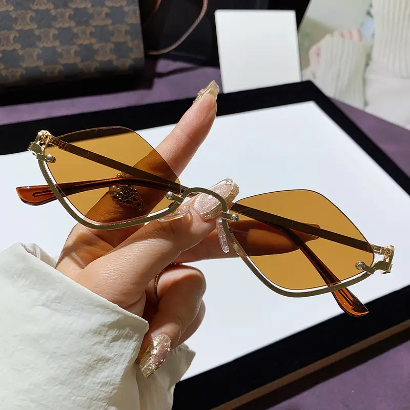 Women Rhombus Sunglasses Anti-UV Fashion Driving