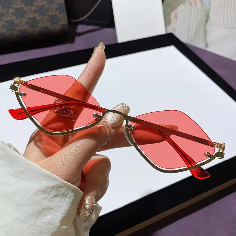 Women Rhombus Sunglasses Anti-UV Fashion Driving