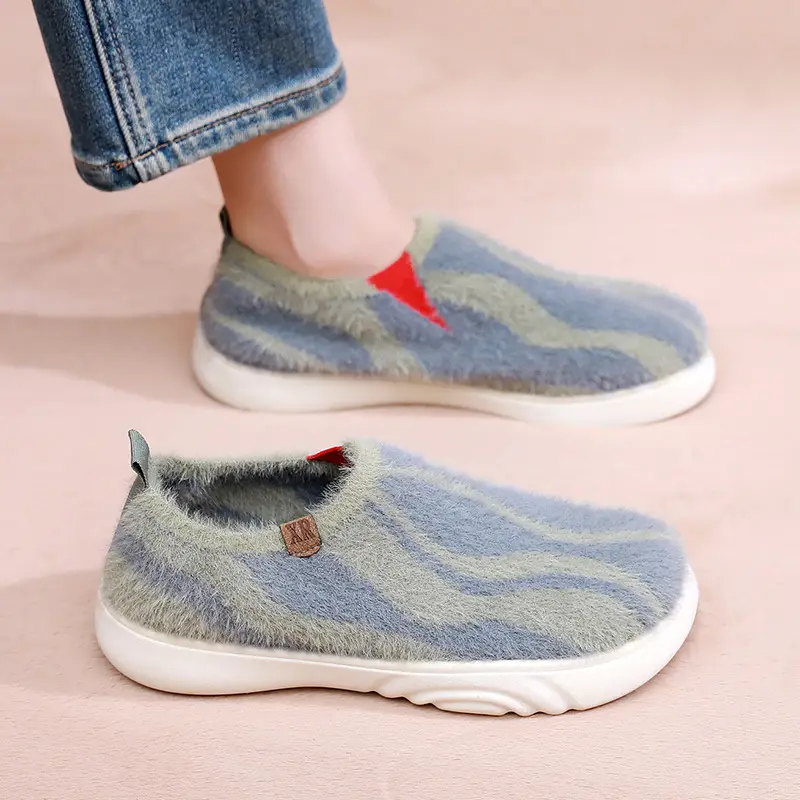 2025 New Women's Casual Fashion Trendy Shoes, Comfortable and Not Tiring, Soft-Soled Plush Round-Toe Flats Lazy Shoes - Image 7