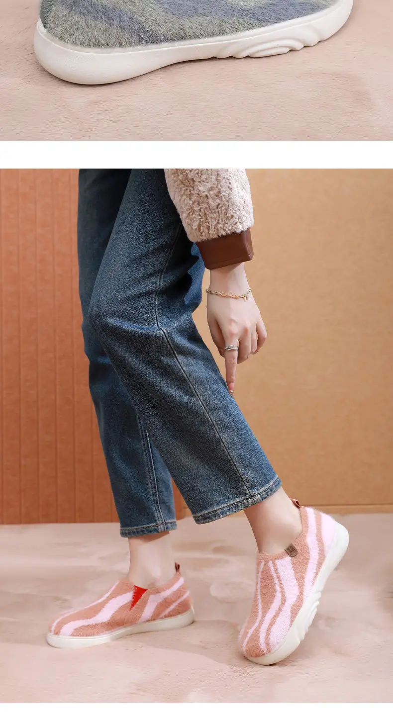 2025 New Women's Casual Fashion Trendy Shoes, Comfortable and Not Tiring, Soft-Soled Plush Round-Toe Flats Lazy Shoes — feature 22