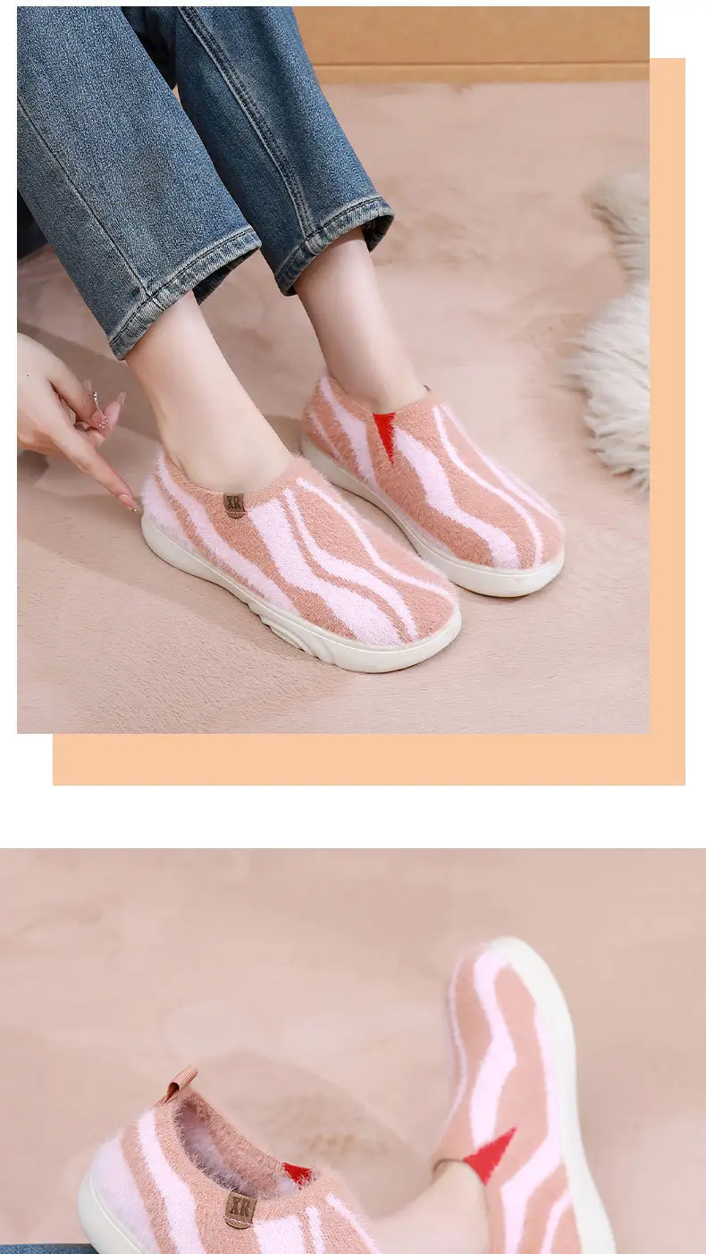 2025 New Women's Casual Fashion Trendy Shoes, Comfortable and Not Tiring, Soft-Soled Plush Round-Toe Flats Lazy Shoes — feature 23