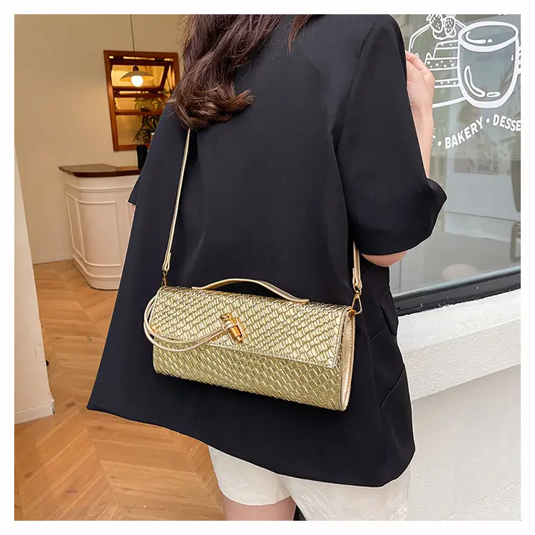 Gold Woven Crossbody Bag for Women 2025 — feature 19