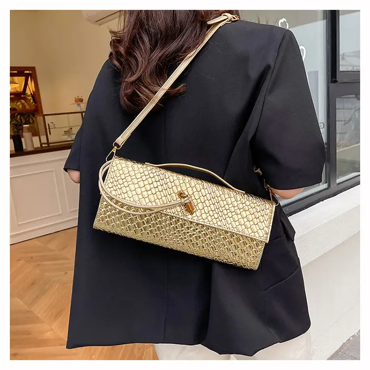 Gold Woven Crossbody Bag for Women 2025 — feature 21