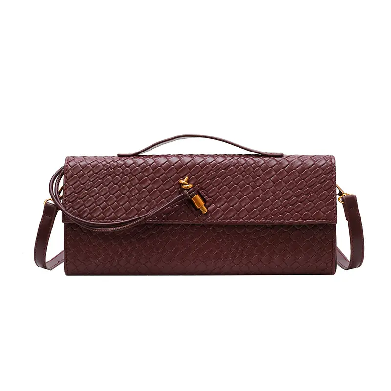 Gold Woven Crossbody Bag for Women 2025 - Image 5