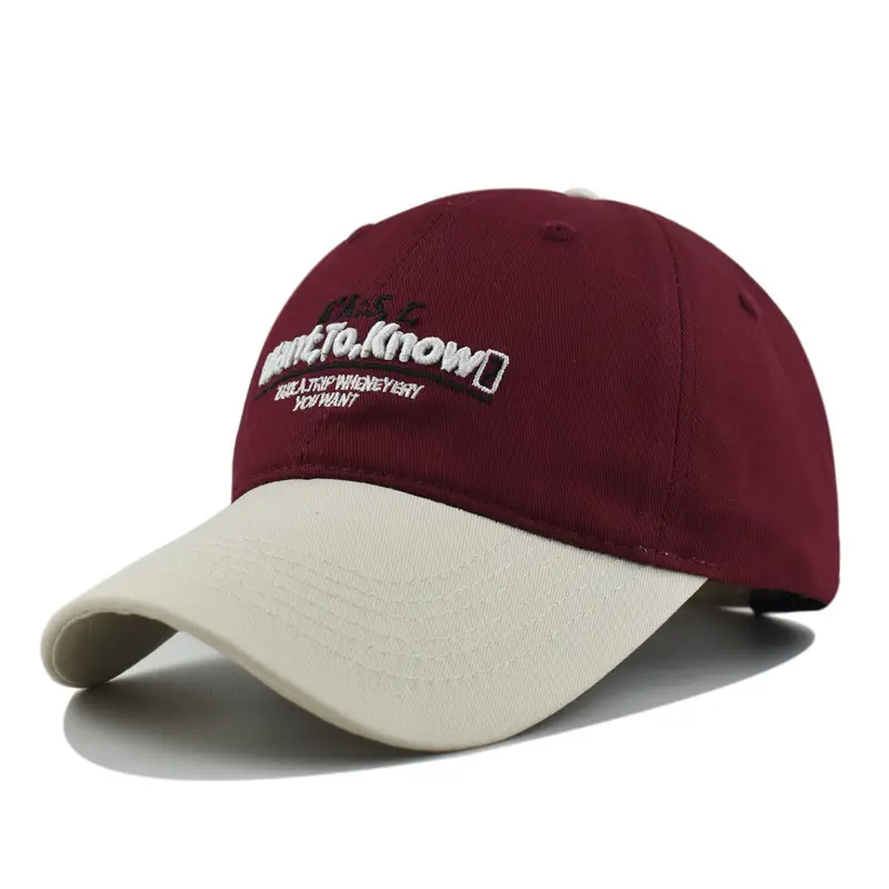 2025 Maroon Blue Baseball Cap for Men Women — feature 13