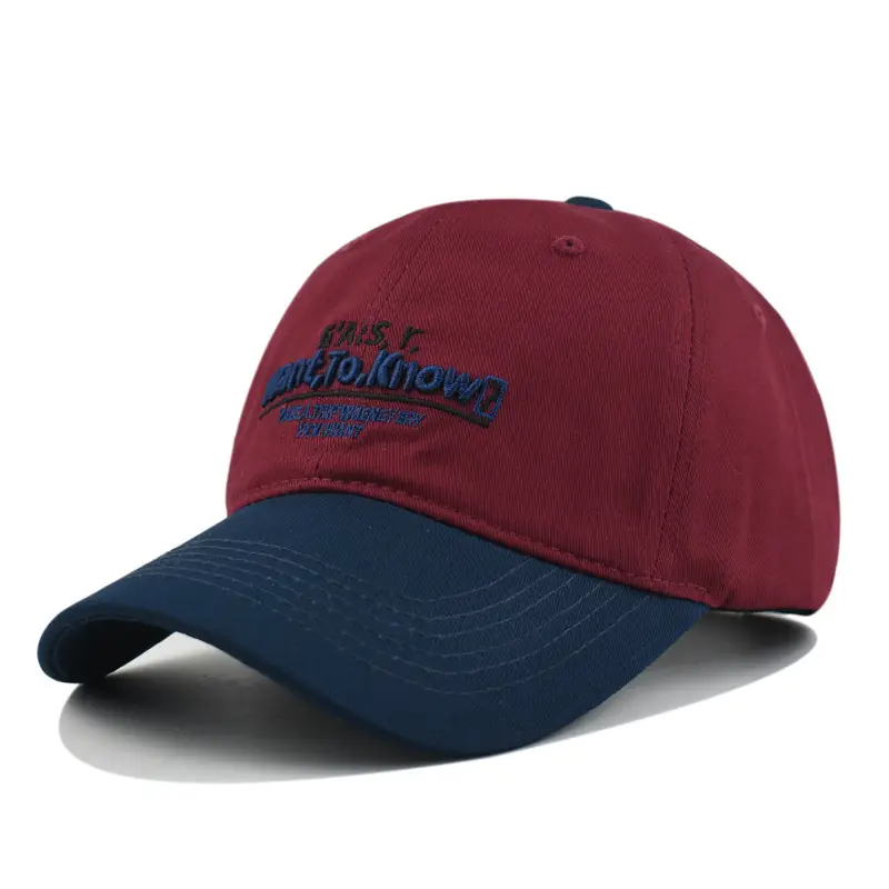 2025 Maroon Blue Baseball Cap for Men Women - Image 8
