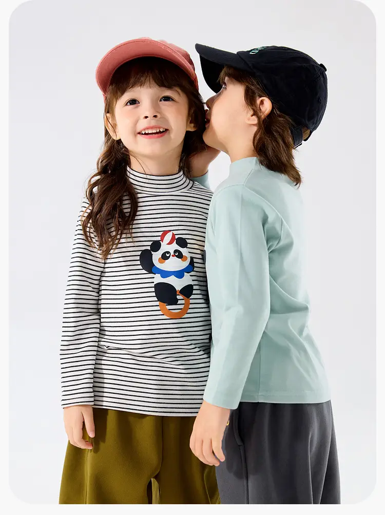 Duduia Kids Long Sleeve T-Shirt Winter Warm Core — feature 21