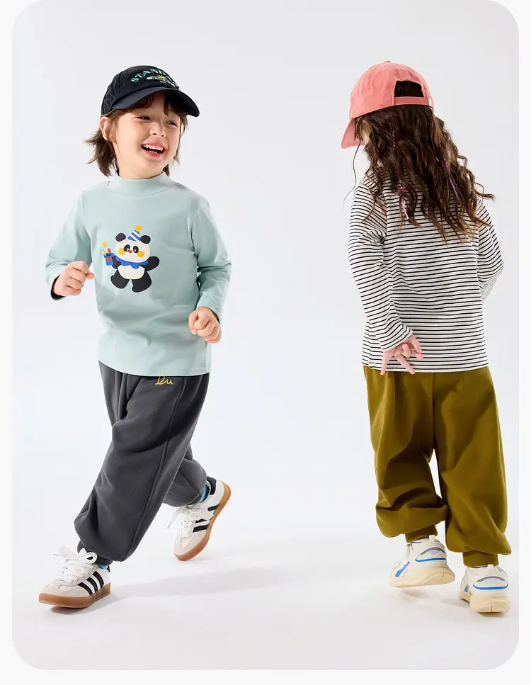 Duduia Kids Long Sleeve T-Shirt Winter Warm Core — feature 27