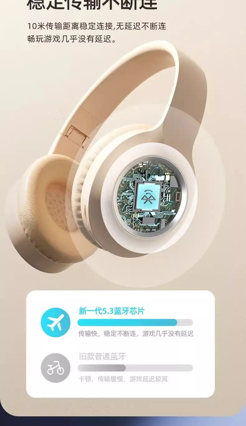 Bluetooth Headset with LED Light & Sound Sync β feature 7
