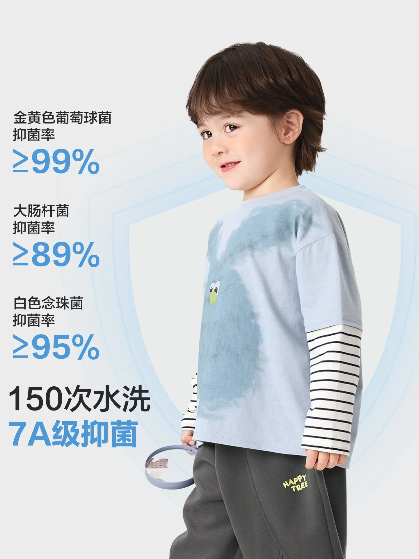 Blue Furry Baby T-Shirt for Boys Spring Outfit 2026 - Image 7
