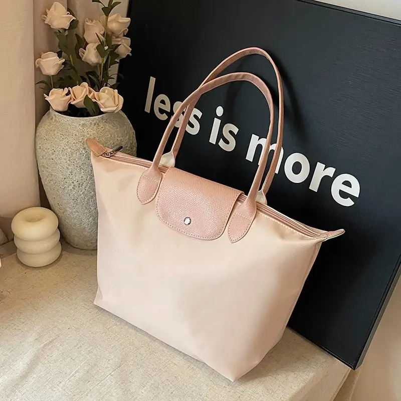 Women's Nylon Tote Bag Waterproof Lightweight Commuter Bag - Image 7