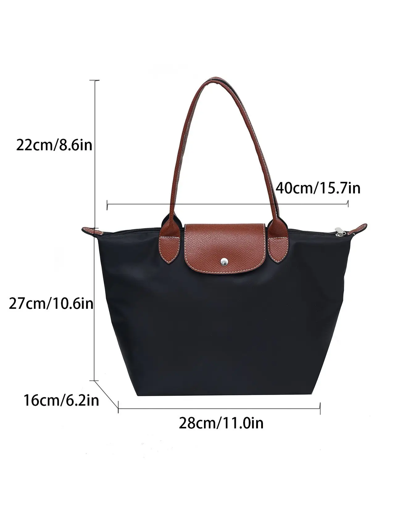 Women's Nylon Tote Bag Waterproof Lightweight Commuter Bag — feature 11