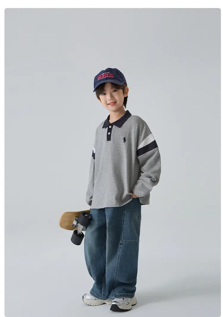 Pure Cotton Boys Grey T-Shirt 2026 — feature 9