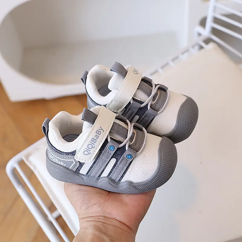 Baby Toddler Shoes White Soft Sole Non-Slip