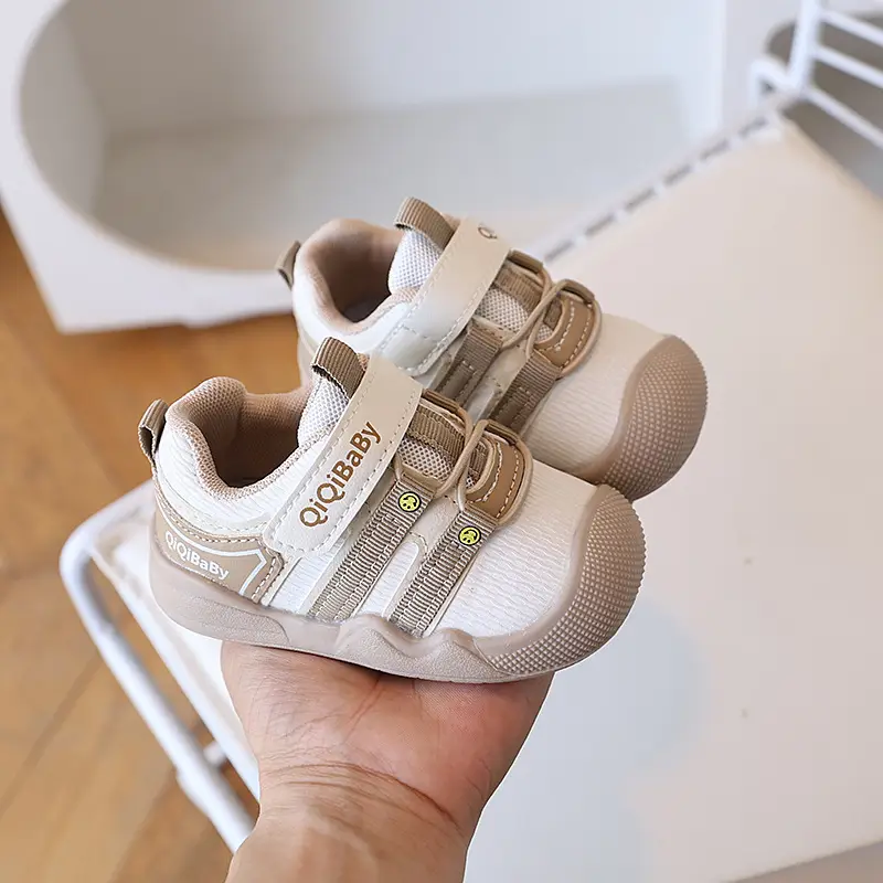 Baby Toddler Shoes White Soft Sole Non-Slip
