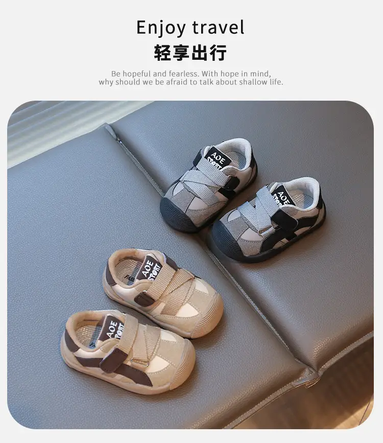 New Baby Toddler Shoes for Boys Girls Non-Slip Soft Bottom — feature 1