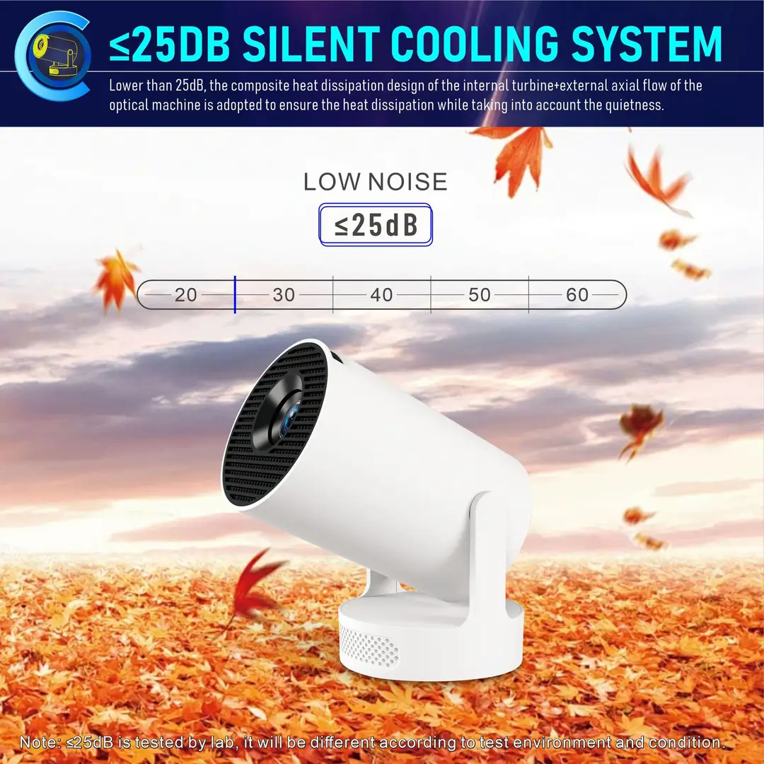 Cross-Border New Ultra Short Throw Hy300Ultra High Definition 4K Projector Home Mini High Lumen Projector — feature 10