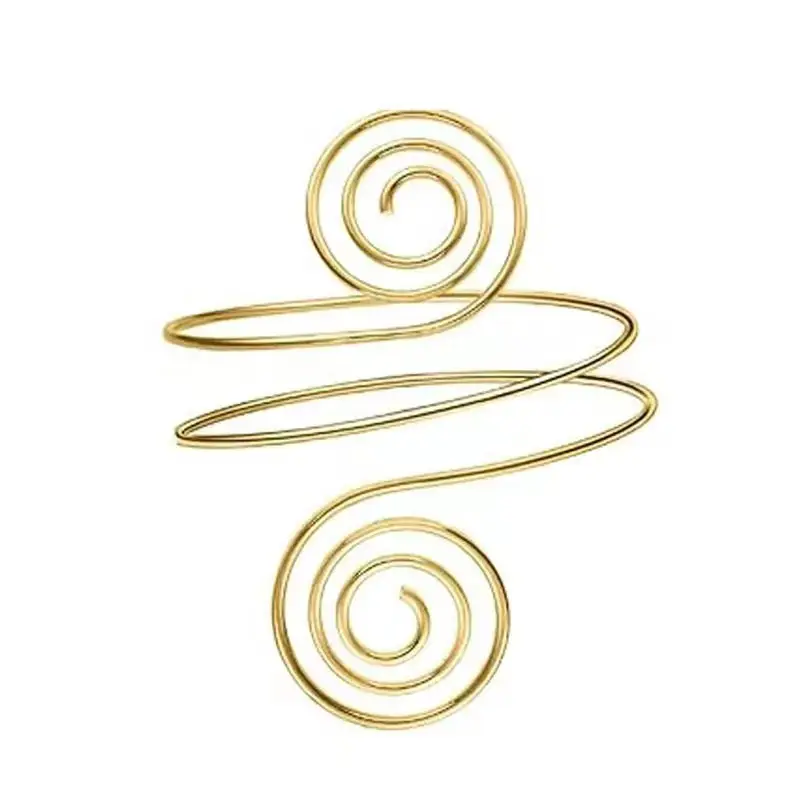 Amazon's Best-Selling Geometric Metal Arm Bracelet Six-Piece Set with Open Design, Personalized Exaggerated Leaf Bracelet Set, Direct Sales from the Manufacturer