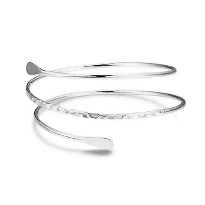 Amazon's Best-Selling Geometric Metal Arm Bracelet Six-Piece Set with Open Design, Personalized Exaggerated Leaf Bracelet Set, Direct Sales from the Manufacturer