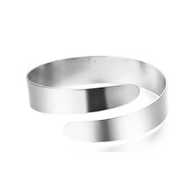 Amazon's Best-Selling Geometric Metal Arm Bracelet Six-Piece Set with Open Design, Personalized Exaggerated Leaf Bracelet Set, Direct Sales from the Manufacturer